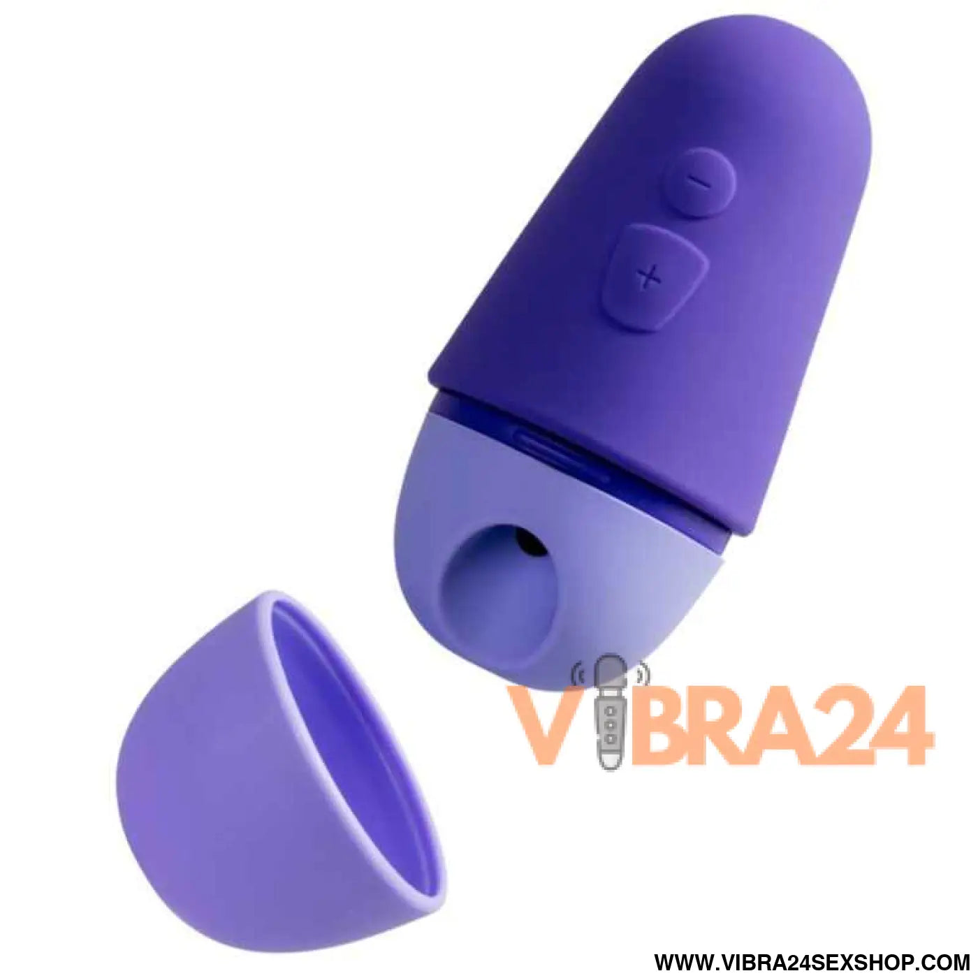 ROMP - FREE X Estimulador Clitoriano com Tampa 10 Níveis Recarregável Roxo