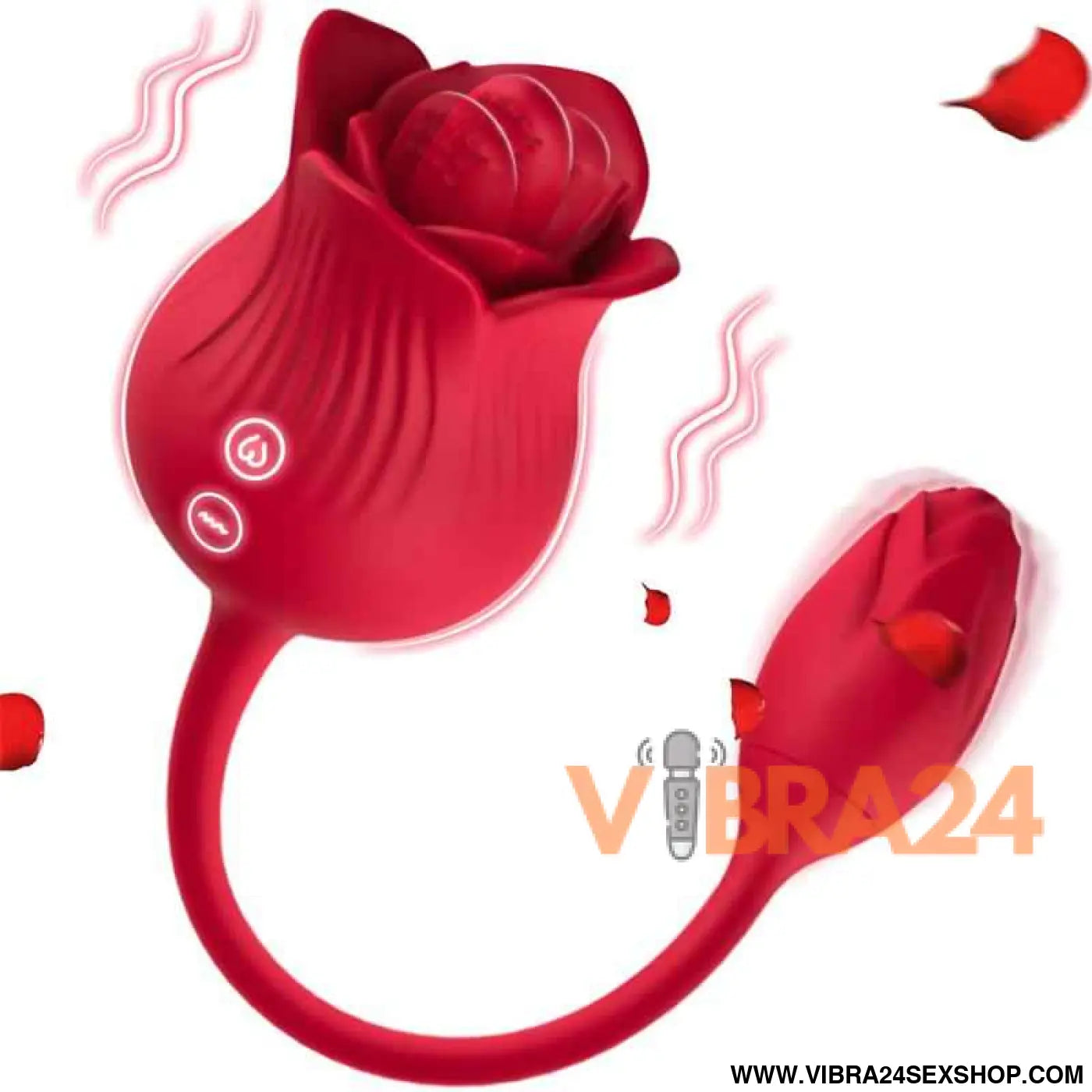 Rose with Licking and Vibrating egg USB