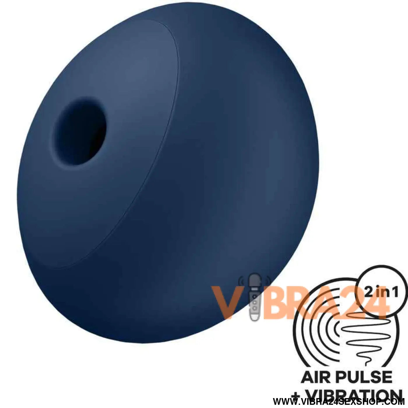 SATISFYER - AIR POWER 4 ESTIMULADOR E VIBRADOR 12 VIBRAÇÕES AZUL