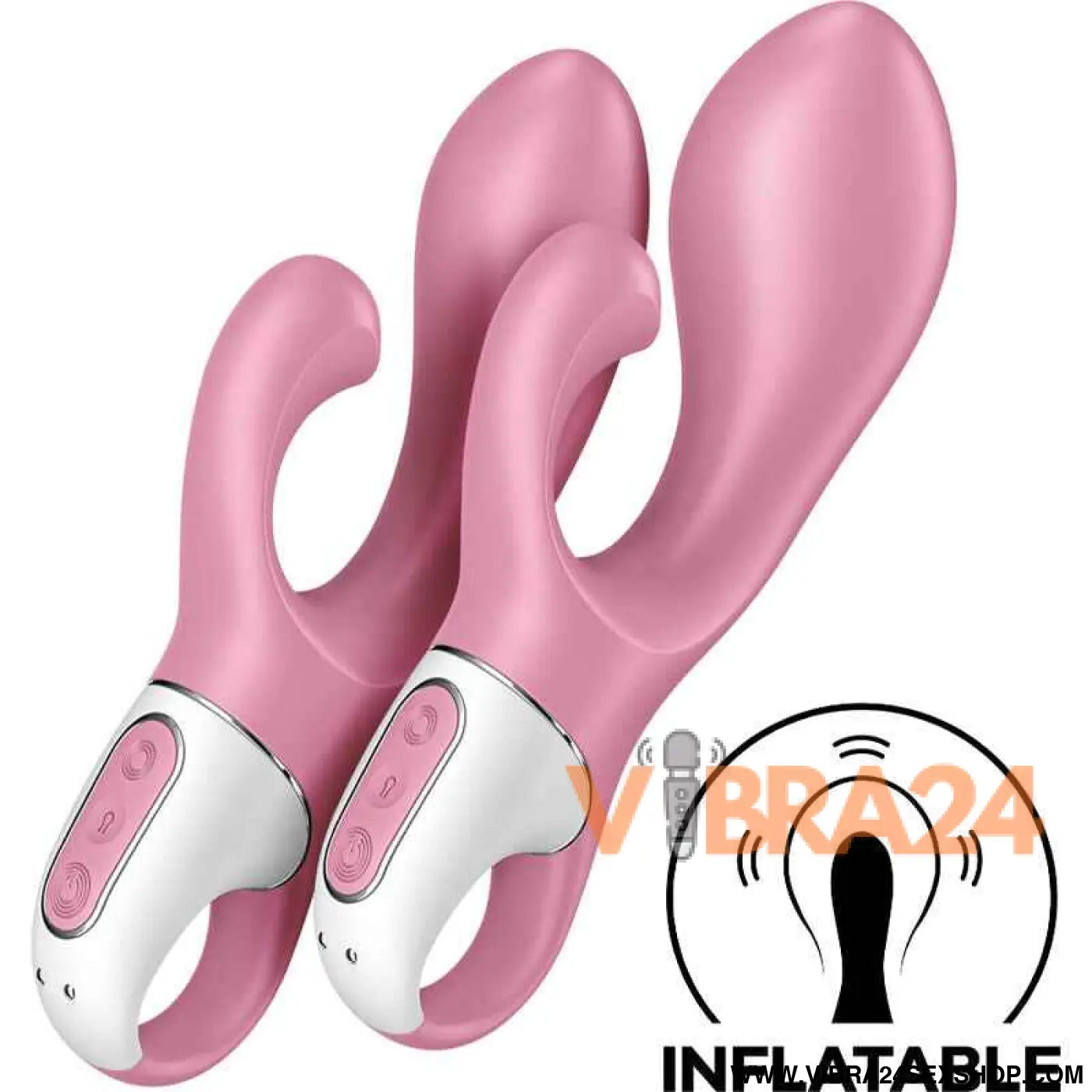 SATISFYER - BOMBA DE AR BUNNY 2 ROSA