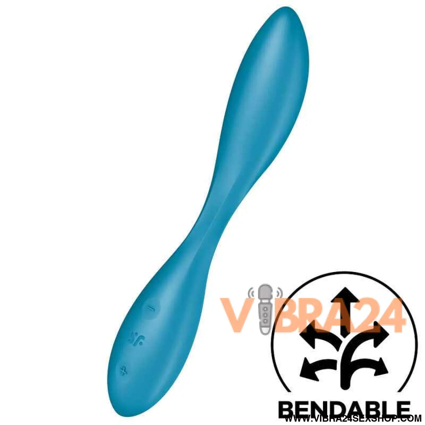 SATISFYER - MULTI VIBRADOR G-SPOT FLEX 1 AZUL