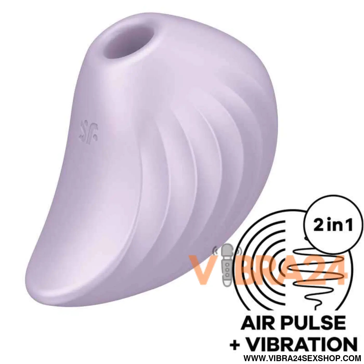 SATISFYER - ESTIMULADOR E VIBRADOR DE PULSO DE AR PEARL DIVER VIOLETA - VIBRA24 SEXSHOP