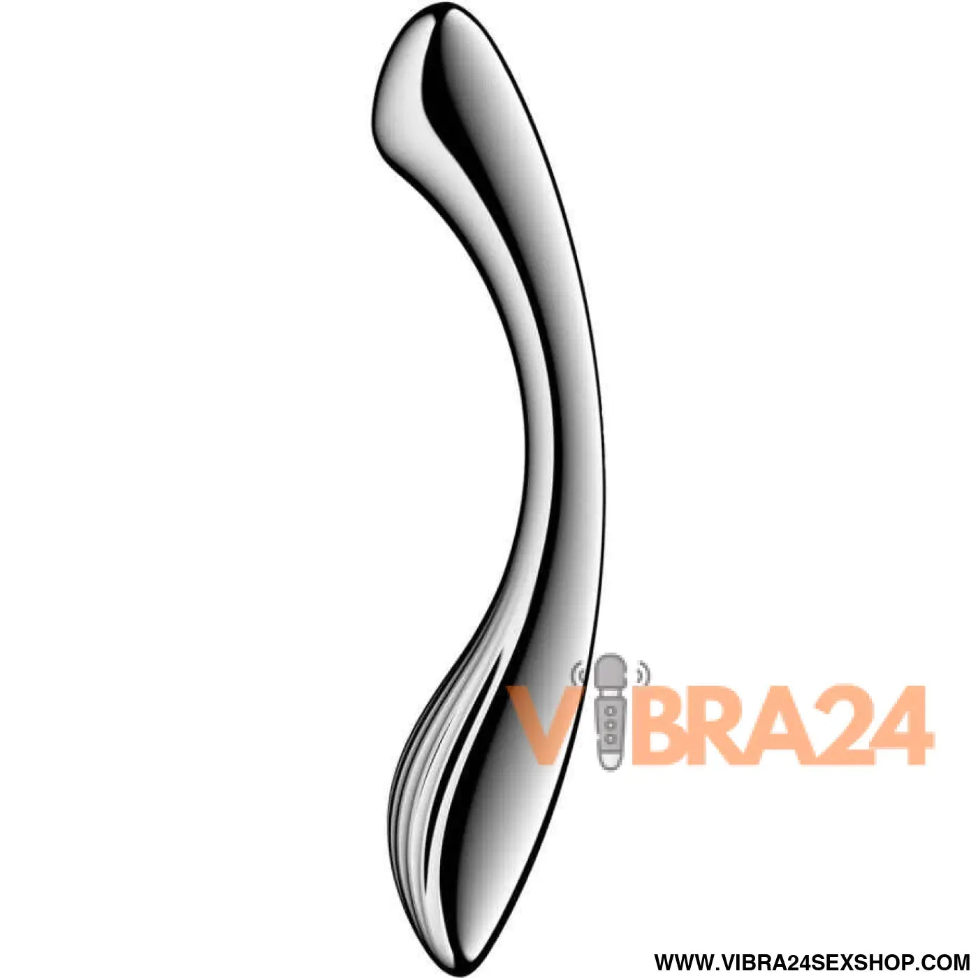 SATISFYER - PURE GRAVITY 1 DILDO DE AÇO INOXIDÁVEL COM DUAS EXTREMIDADES