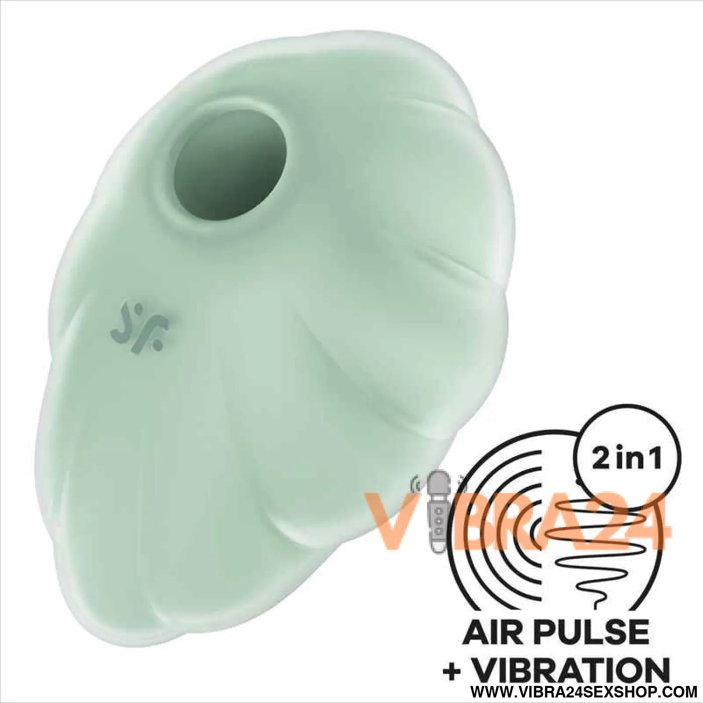 SATISFYER - VIBRADOR DE PULSO AR VERDE CLOUD DANCER