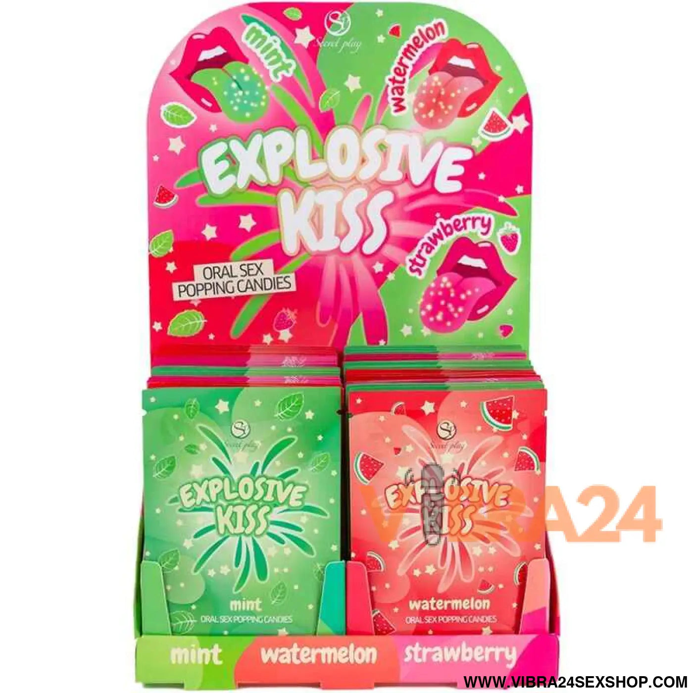 SECRET PLAY - EXIBIÇÃO DE DOCES EXPLOSIVOS (48 UNIDADES)