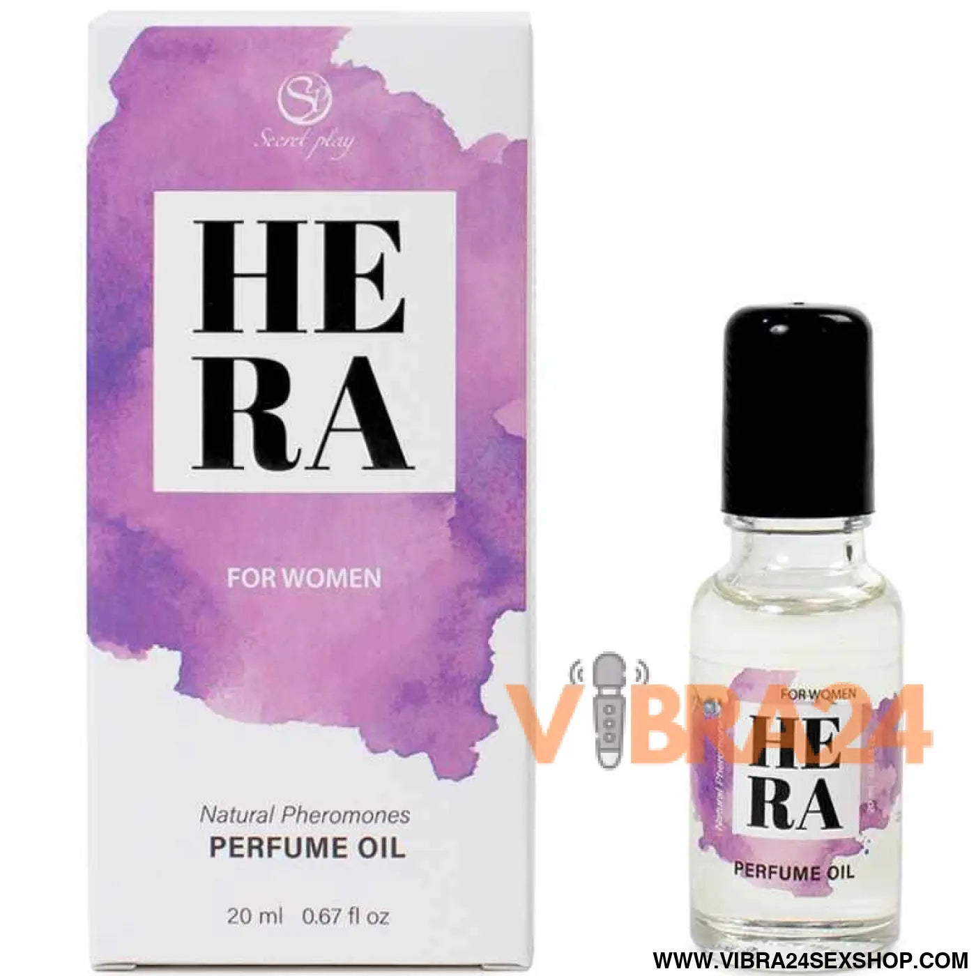 SECRETPLAY - HERA PERFUME NATURAL FEROMONAS EM ÓLEO PARA MULHERES 20 ML