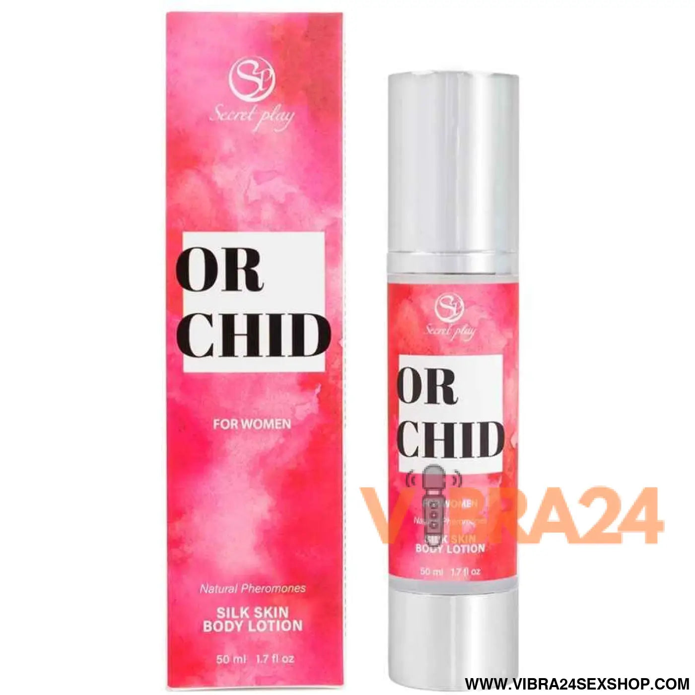 SECRETPLAY - LOÇÃO DE PELE SEDA ORQUÍDEA PARA MULHERES 50 ML