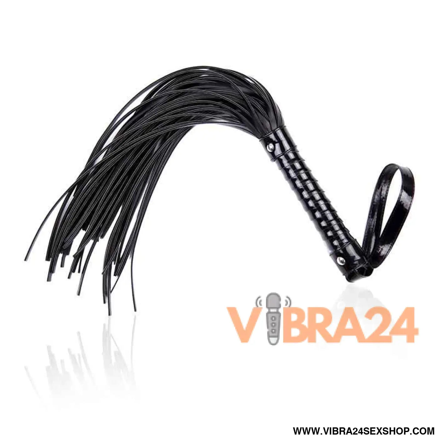 Shinny Handle Flogger 44 cm Black