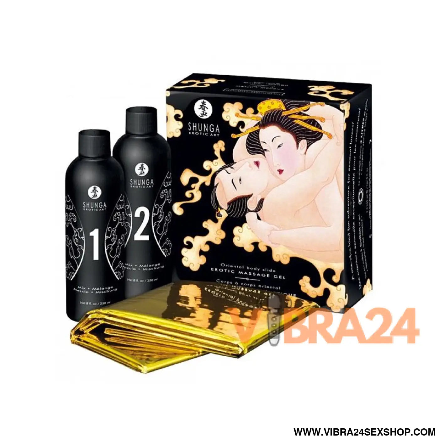 Shunga Massaje Gel Kit Sparkling Wine Aroma