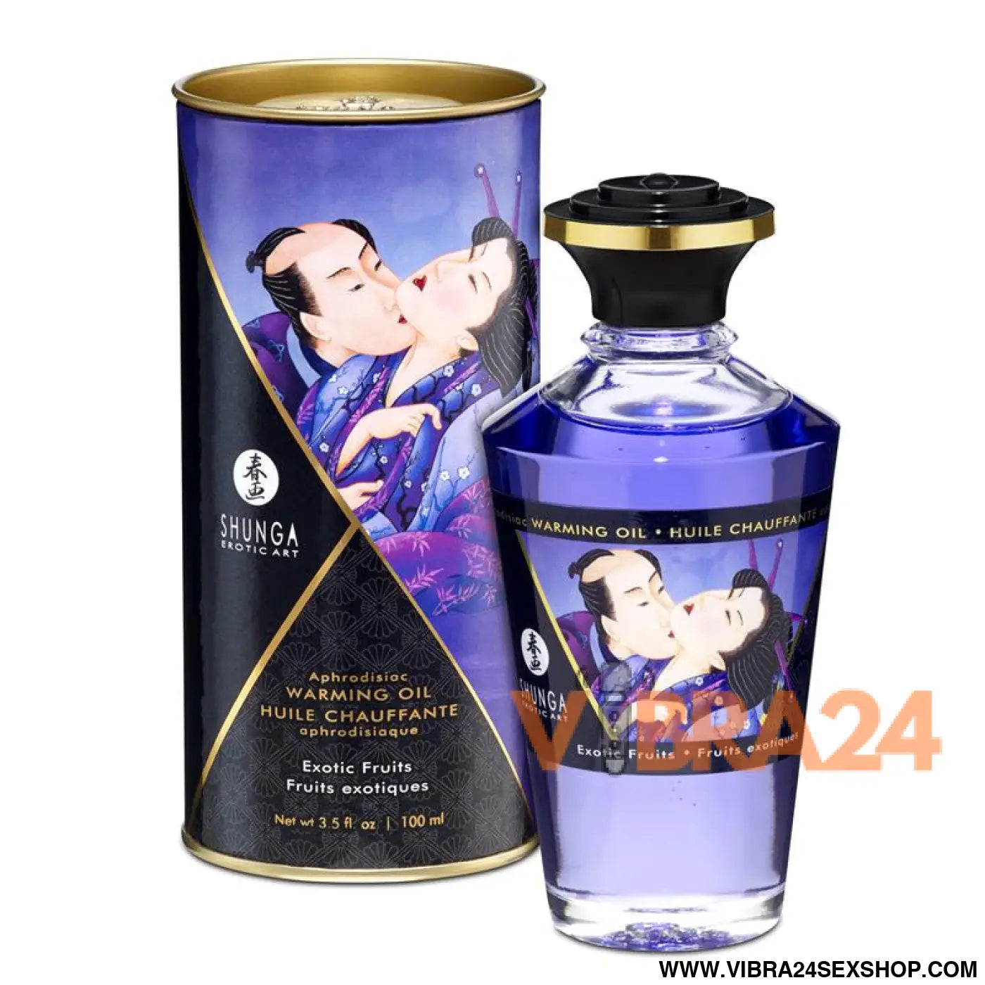 Shunga Warming Massage Oil Exotic Fruit Aroma