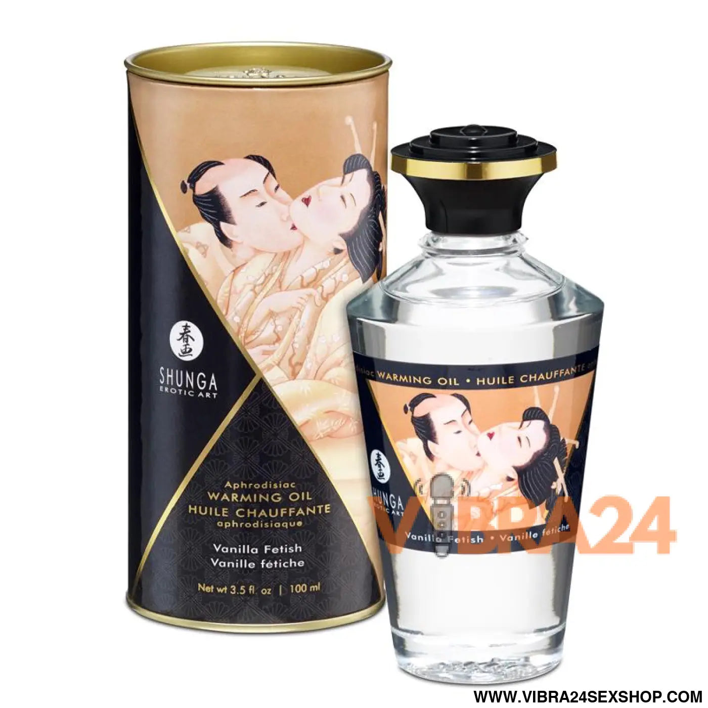 Shunga Warming Massage Oil Vanilla Aroma
