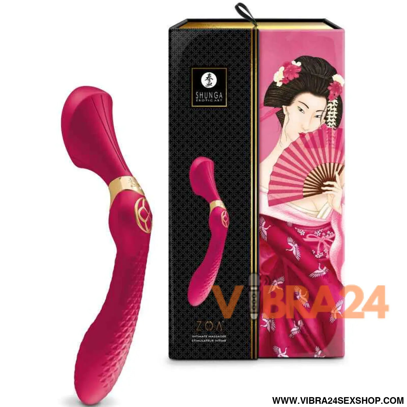 SHUNGA - ZOA MASSAGER ÍNTIMO FÚCSIA