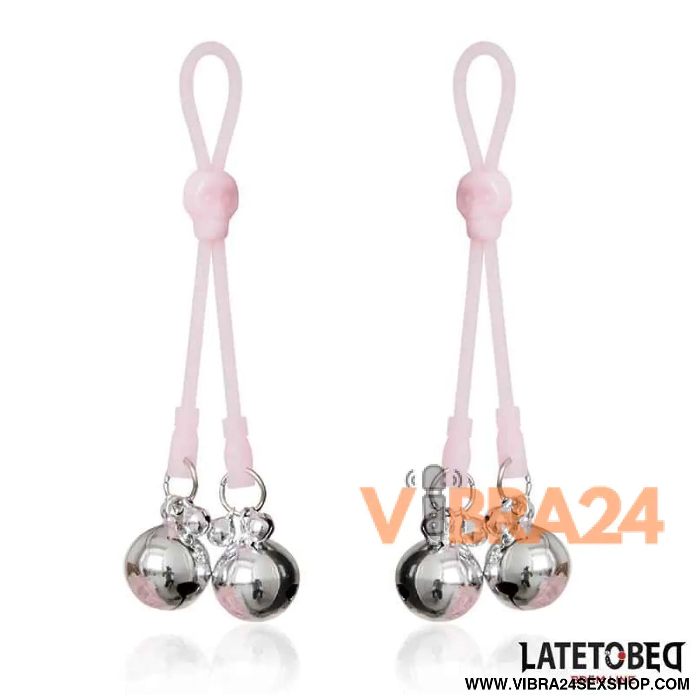 Skull Nipple Clamps with Ring Bells