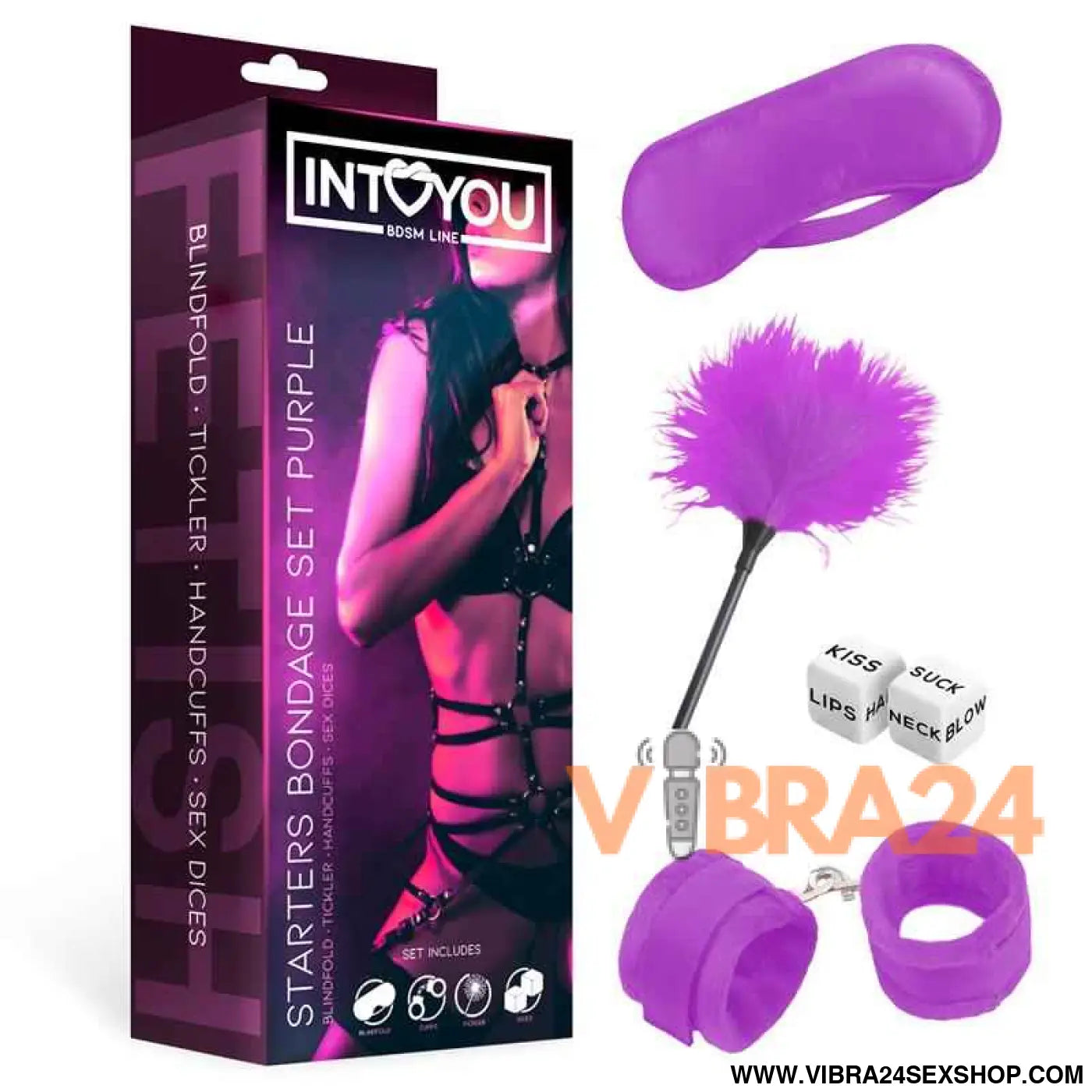 Starters Bondage Set 4 Pieces Purple