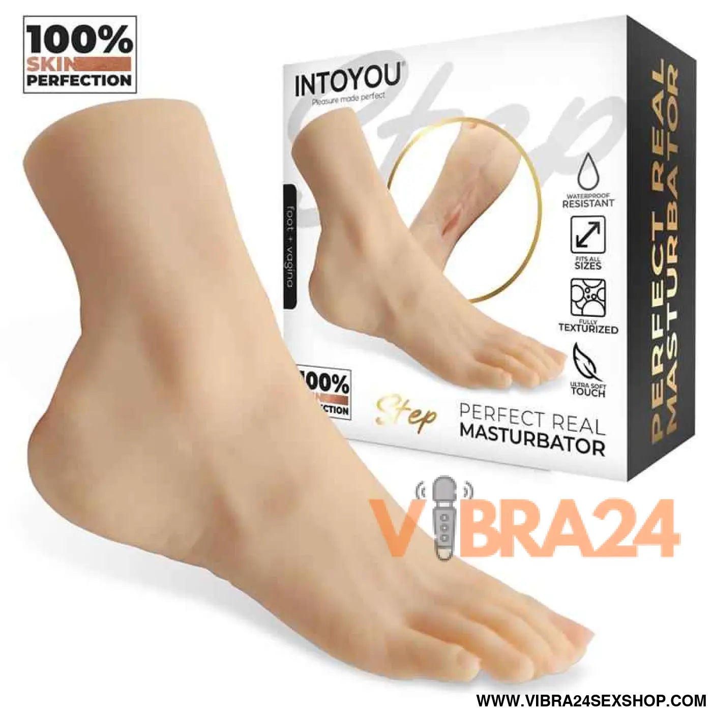 Step Foot with Vagina Masturbator