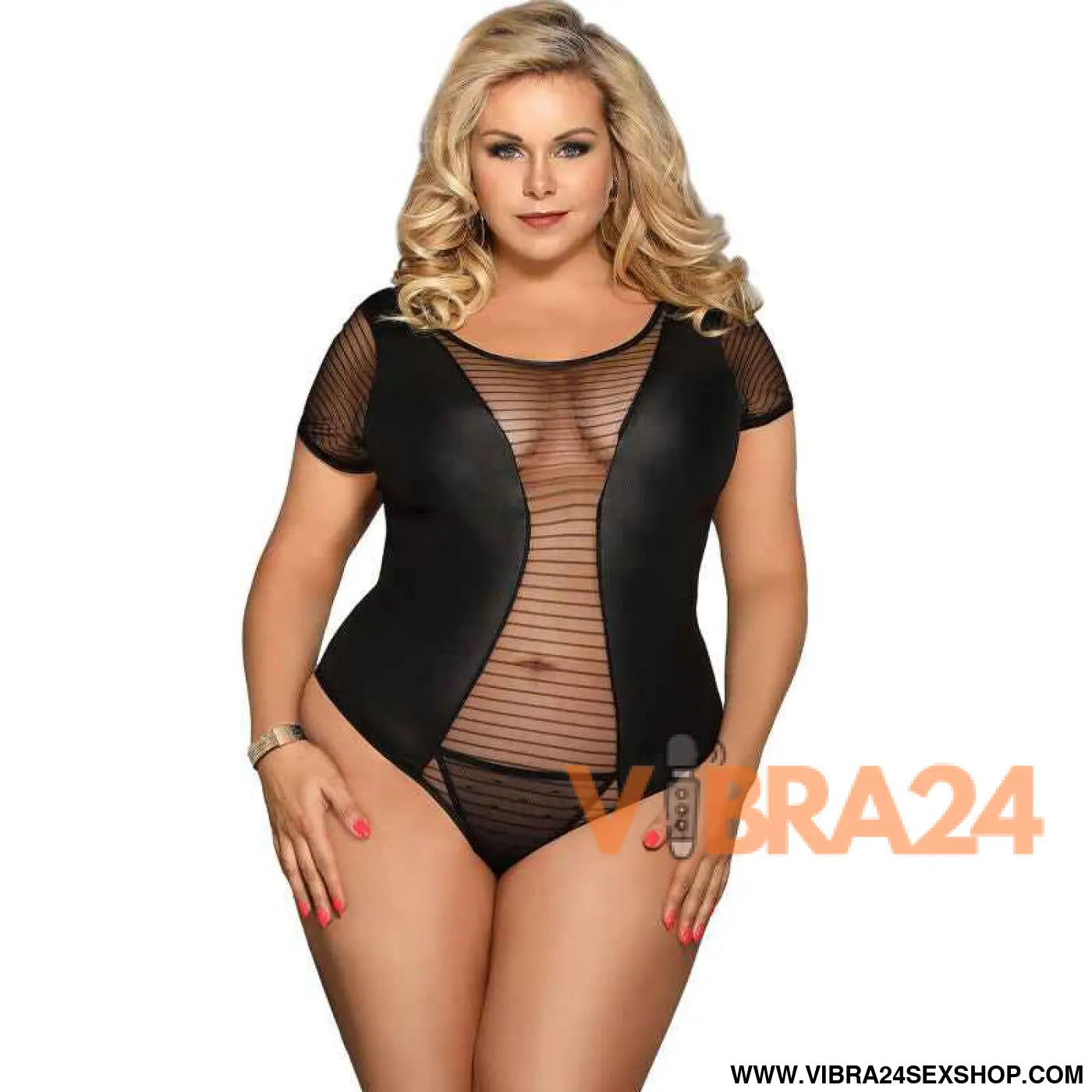 SUBBLIME - QUEEN PLUS FETISH CURTO SLEEVE PELUCHE