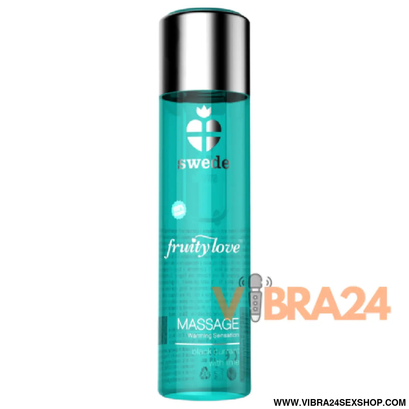 SWEDE - ÓLEO DE MASSAGEM EFEITO AQUECENTE FRUTO GROSELHA PRETA E LIMÃO 120 ML