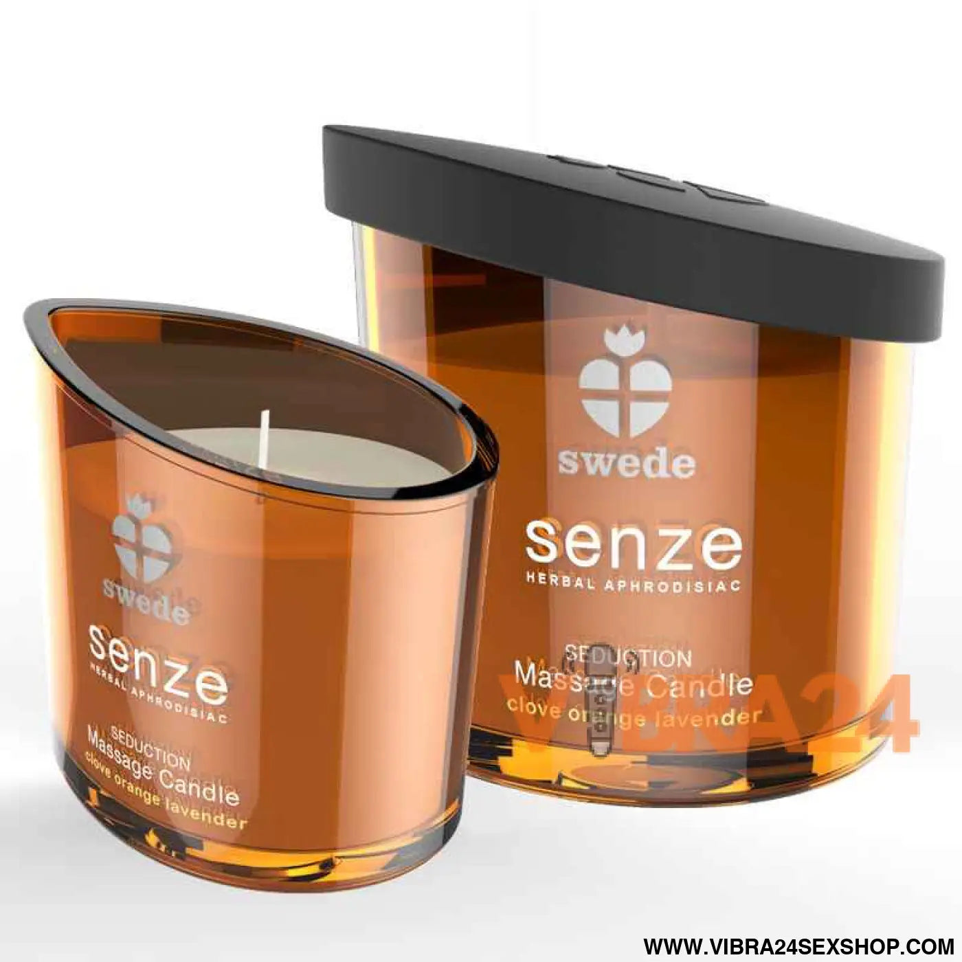 SWEDE - VELA DE MASSAGEM SENZE SEDUCTION - CRAVO LARANJA LAVANDA