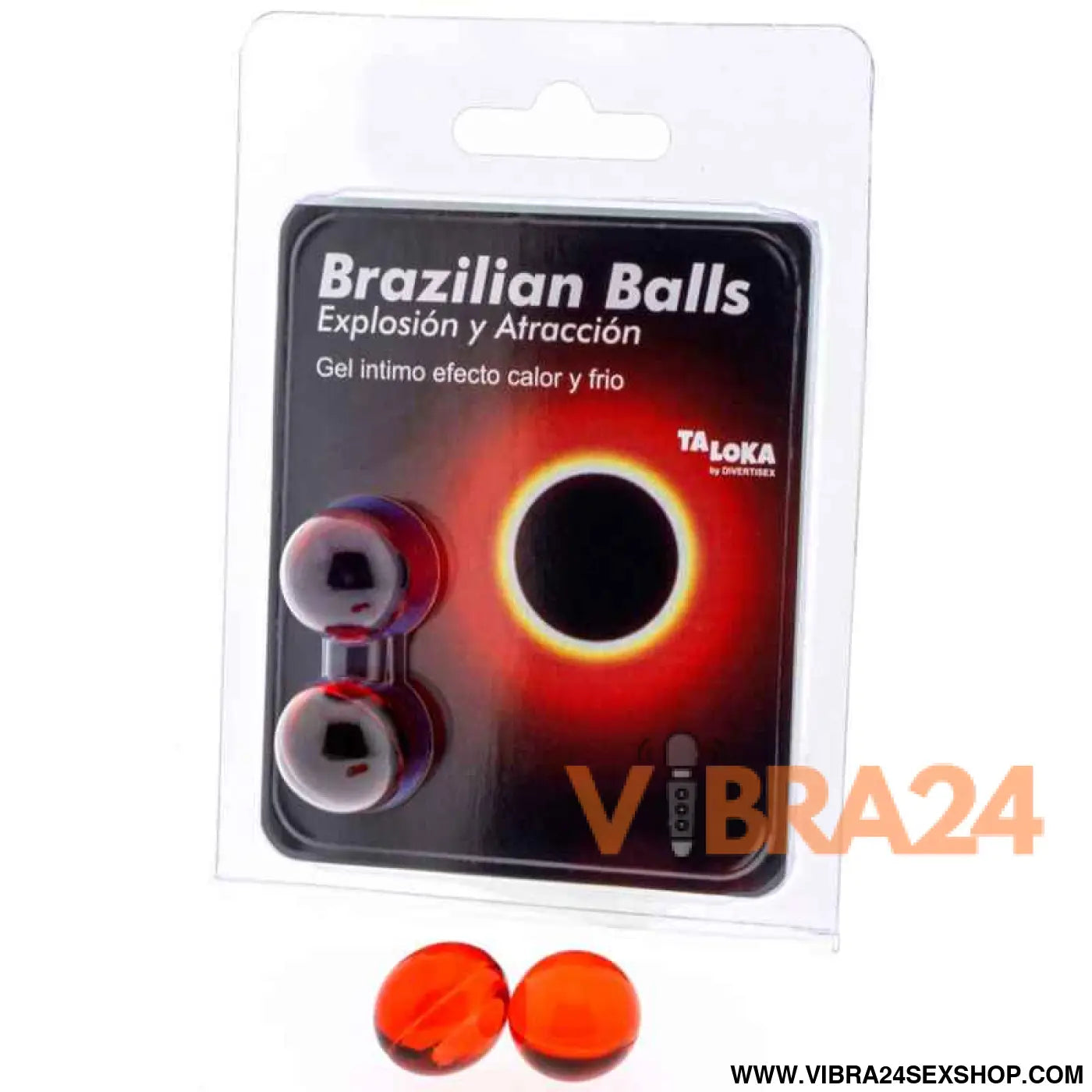 TALOKA - 2 BOLAS BRASILEIRAS GEL EMOCIONANTE EFEITO QUENTE E FRIO