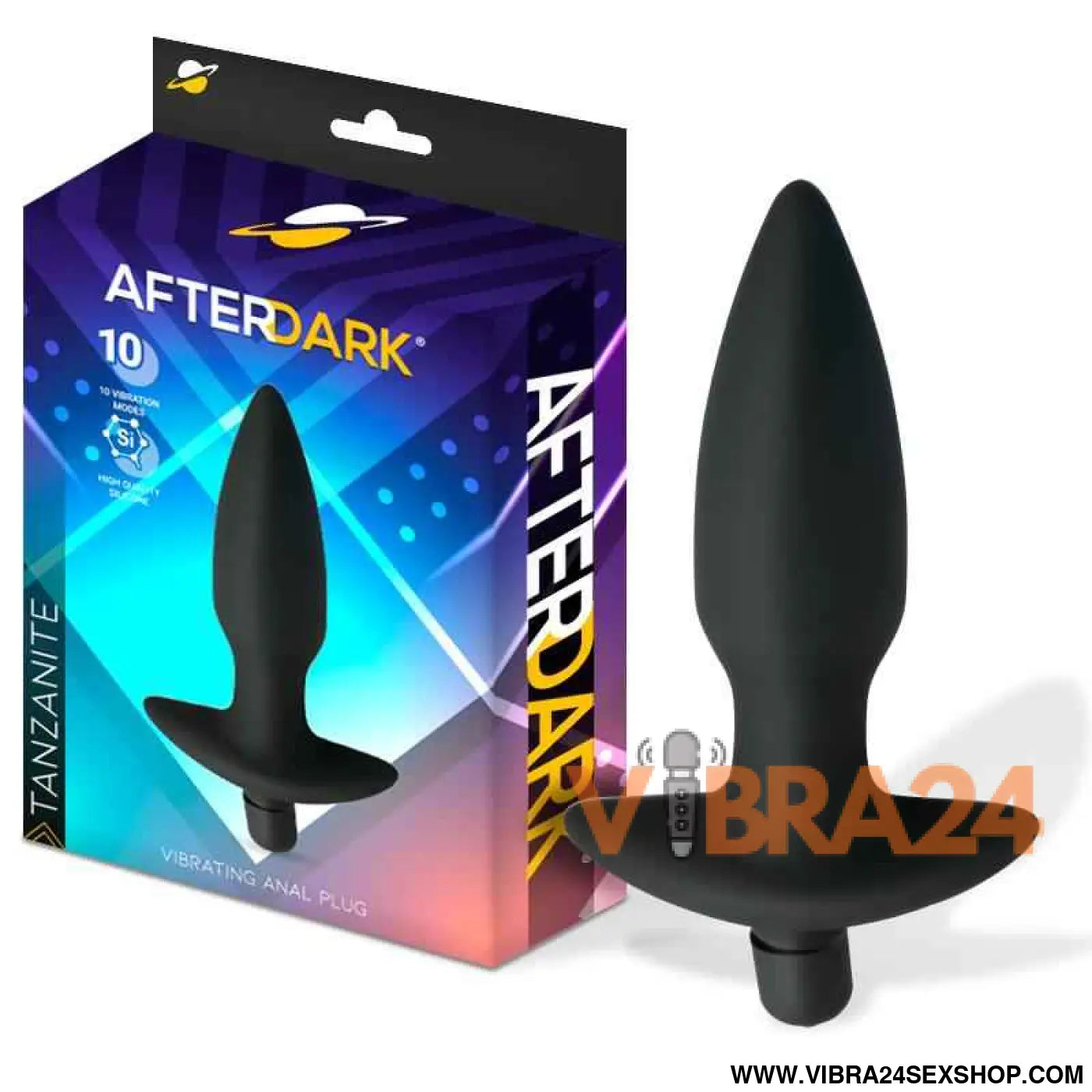 Tanzanite Vibrating Anal Plug