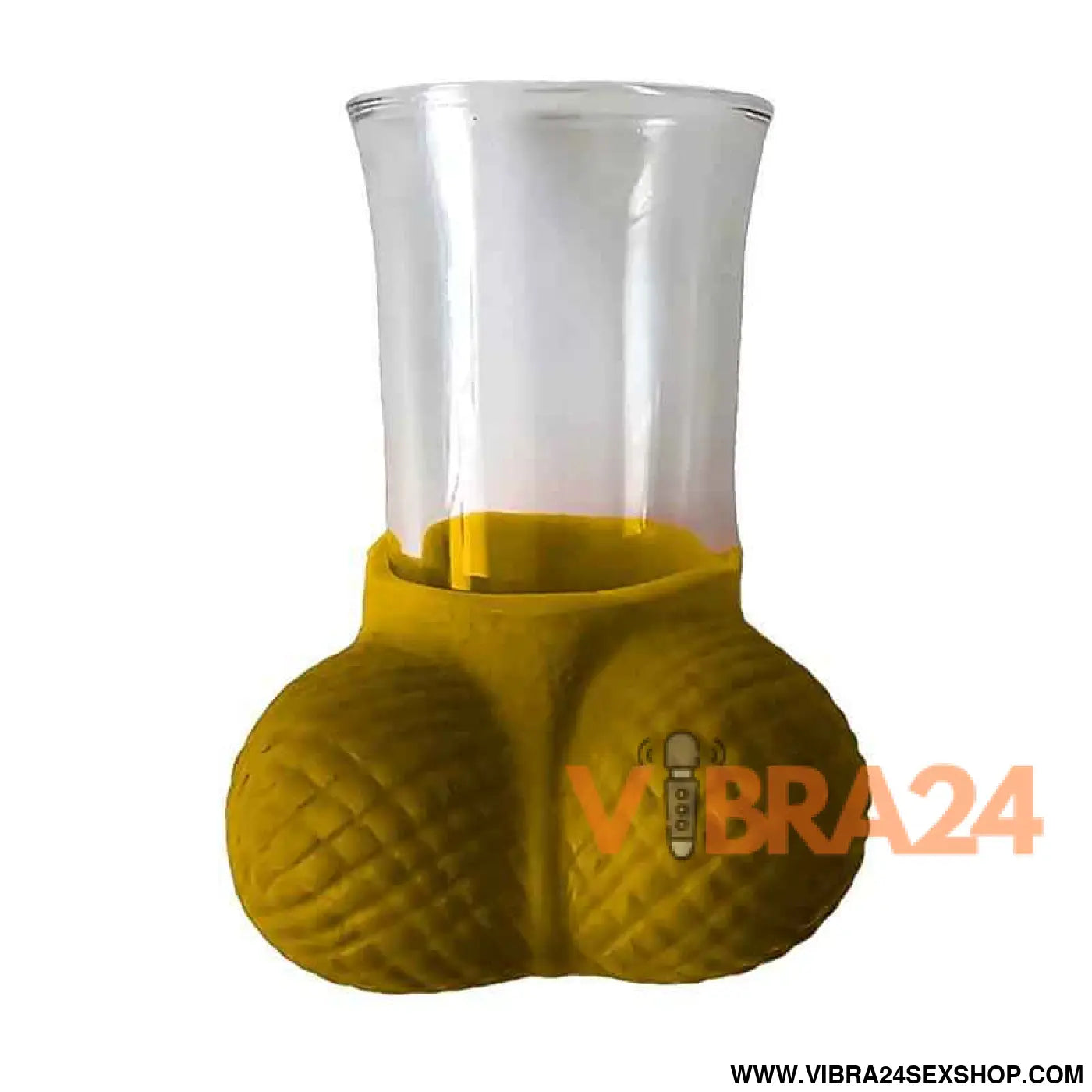 Testicle Glass Shot Golden