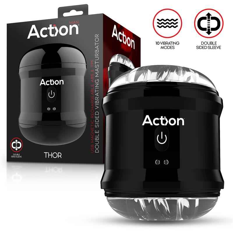 Thor Double Sided Vibrating Masturbator