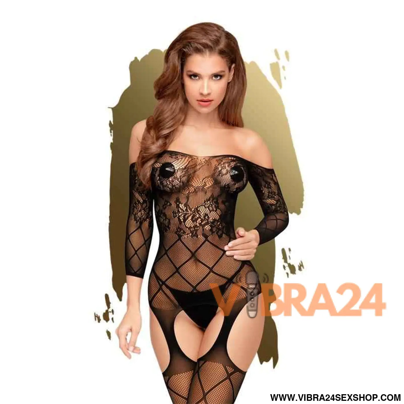 Top-Notch Bodystocking Black