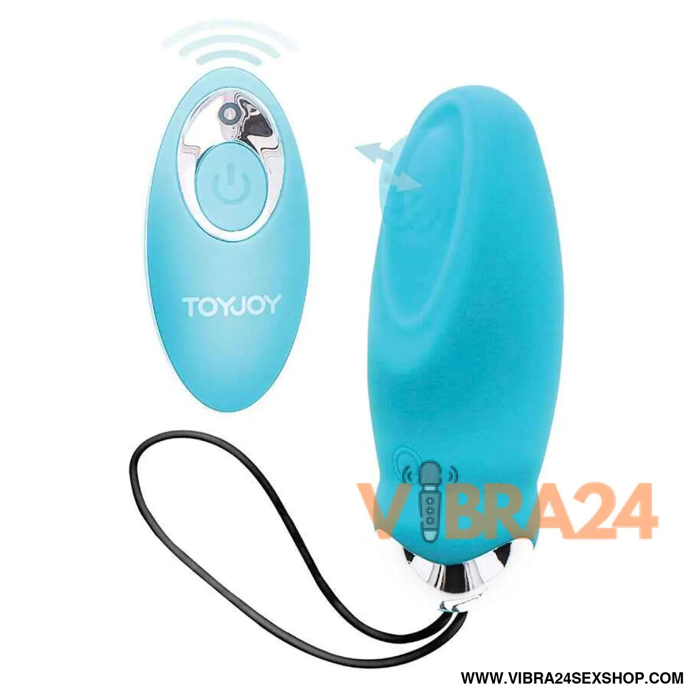 TOYJOY - FELICIDADE EU ESTOU TÃO EXCITADO VIBRADOR COM CONTROLE REMOTO AZUL