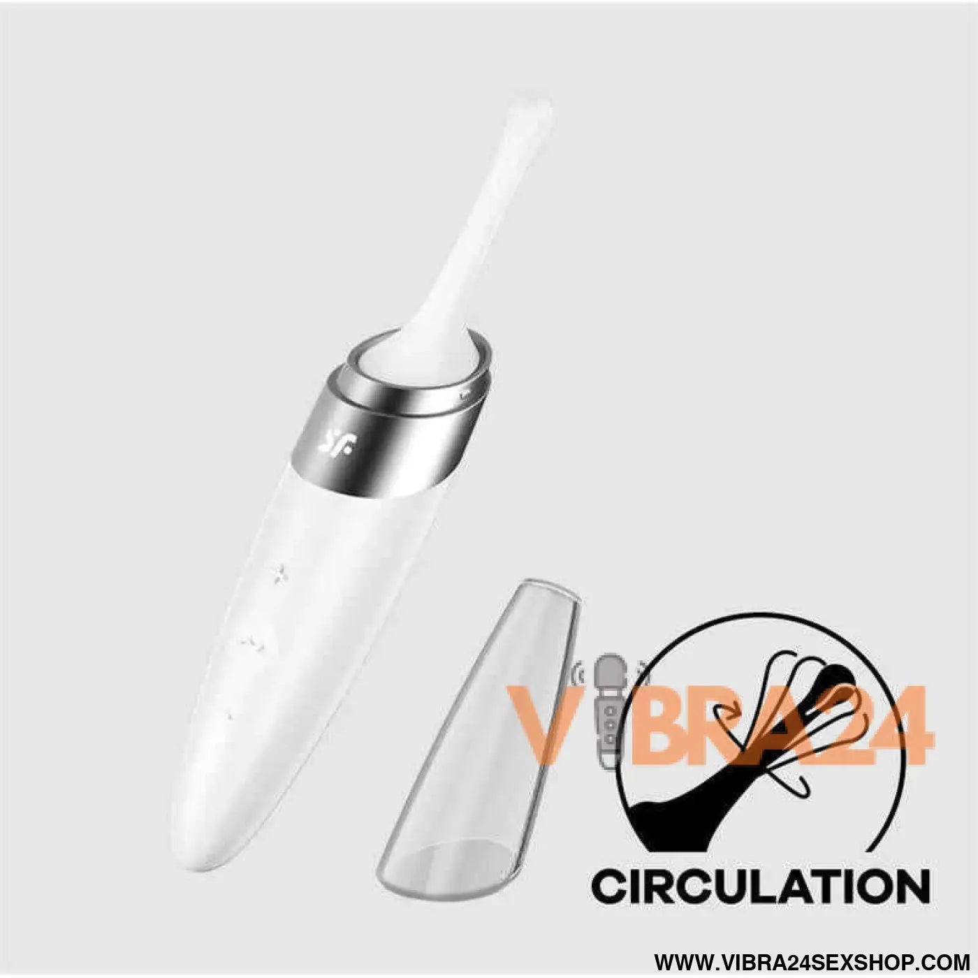 Twirling Delight Rotating Stimulator White