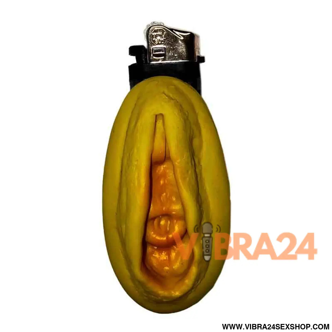 Vagina Shaped Lighter Gold