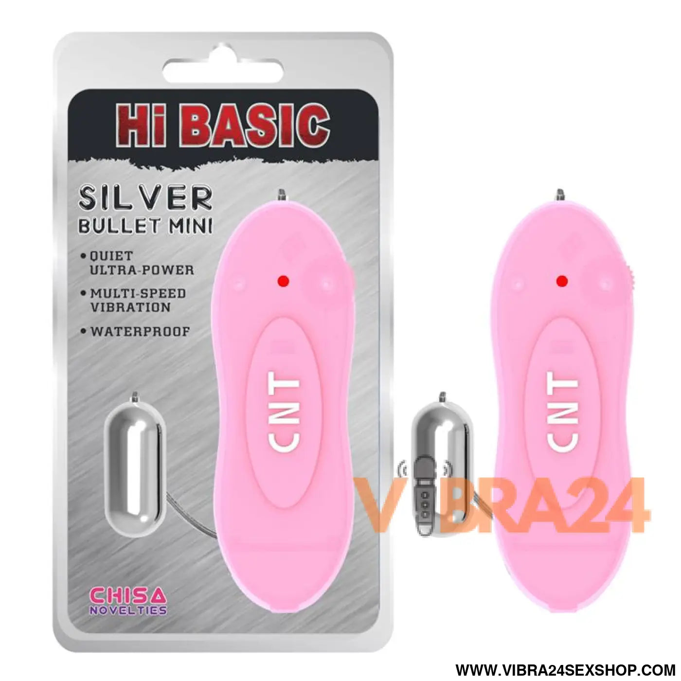 Vibrating Bullet 4.1 x 1 cm Pink