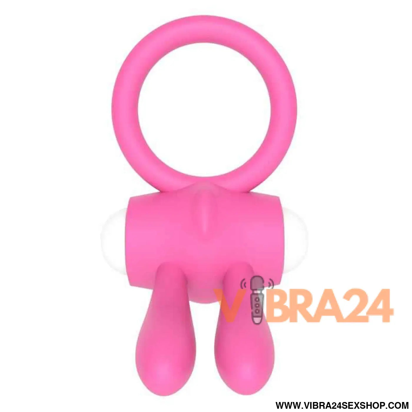 Vibrating Cockring Power Clit Pink