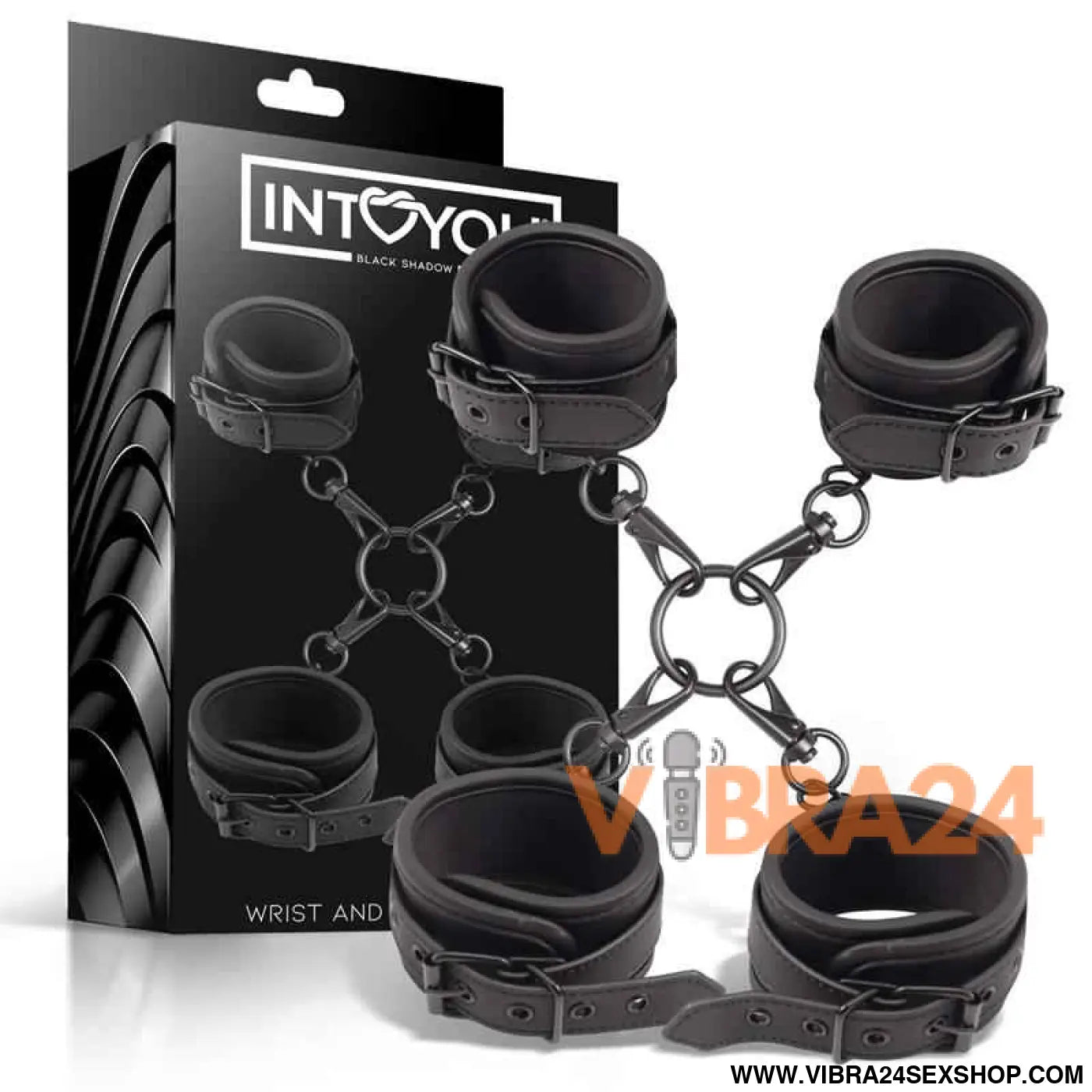 Wrist and Ankle Cuffs Set Vegan Leather