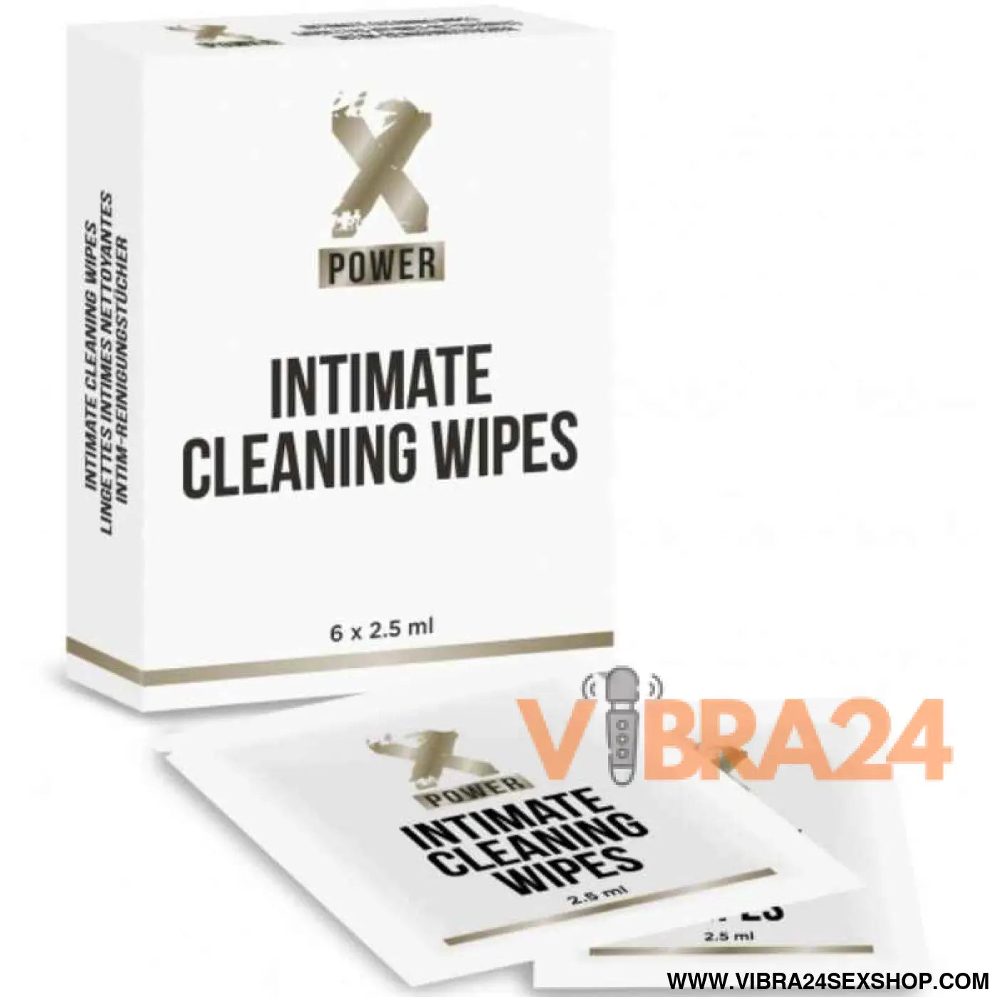 XPOWER - TOALHETES DE LIMPEZA ÍNTIMA 6 UNIDADES