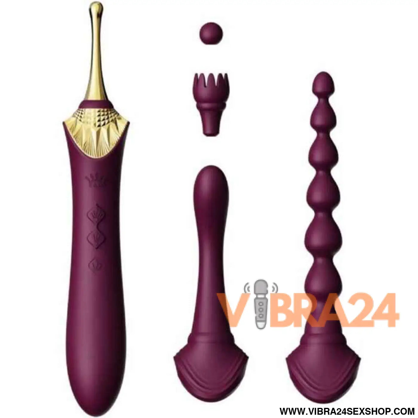 ZALO - BESS 2 CLITORAL MASSAGER PURPLE