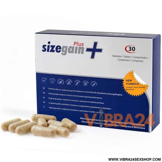 500 COSMETICS - COMPRIMIDOS SIZEGAIN PLUS PARA AMPLIAR O PÊNIS
