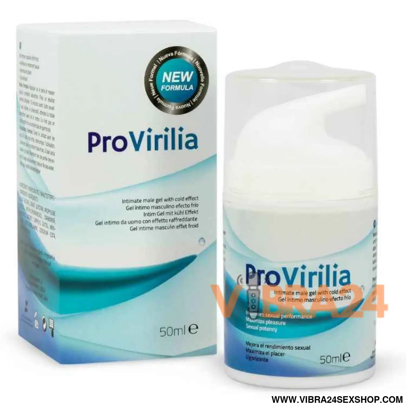 500 COSMETICS - PROVIRILIA GEL ÍNTIMO MASCULINO PARA AUMENTAR O DESEMPENHO SEXUAL