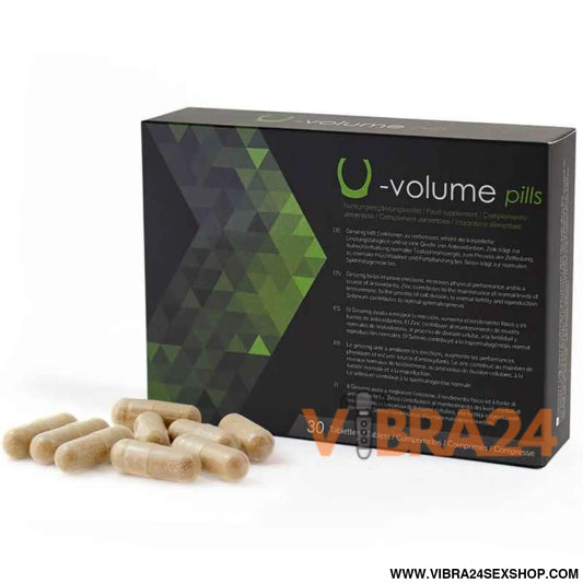 500 COSMETICS - U-VOLUME AUMENTA A QUALIDADE E QUANTIDADE DO ESPERMA - 30 CÁPSULAS