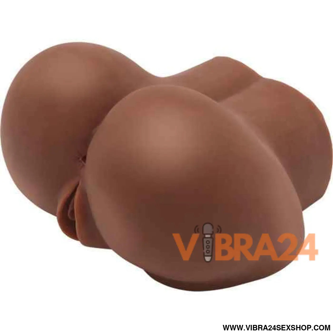 ACT - MASTURBADOR REALÍSTICO BIG ASS COM VIBRADOR MARROM