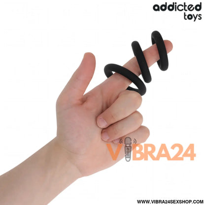 ADDICTED TOYS - Anéis de Silicone Modelo 1 para Brinquedos: Conforto e Diversão com Anel de Silicone - VIBRA24 SEXSHOP