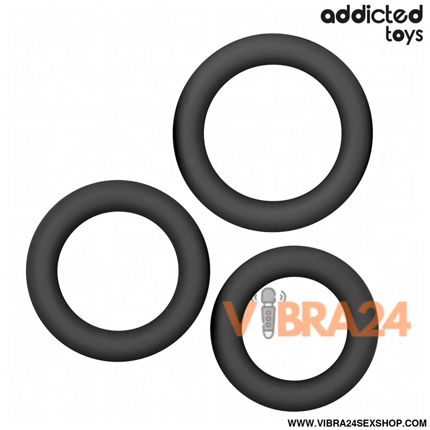 ADDICTED TOYS - Anéis de Silicone Modelo 1 para Brinquedos: Conforto e Diversão com Anel de Silicone - VIBRA24 SEXSHOP