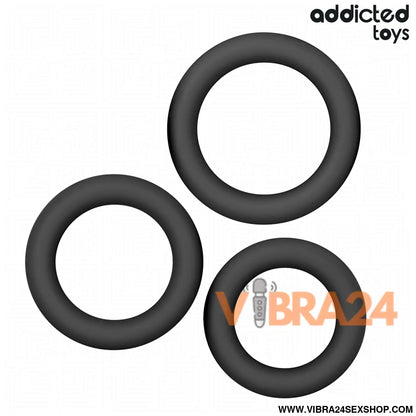 ADDICTED TOYS - Anéis de Silicone Modelo 1 para Brinquedos: Conforto e Diversão com Anel de Silicone - VIBRA24 SEXSHOP