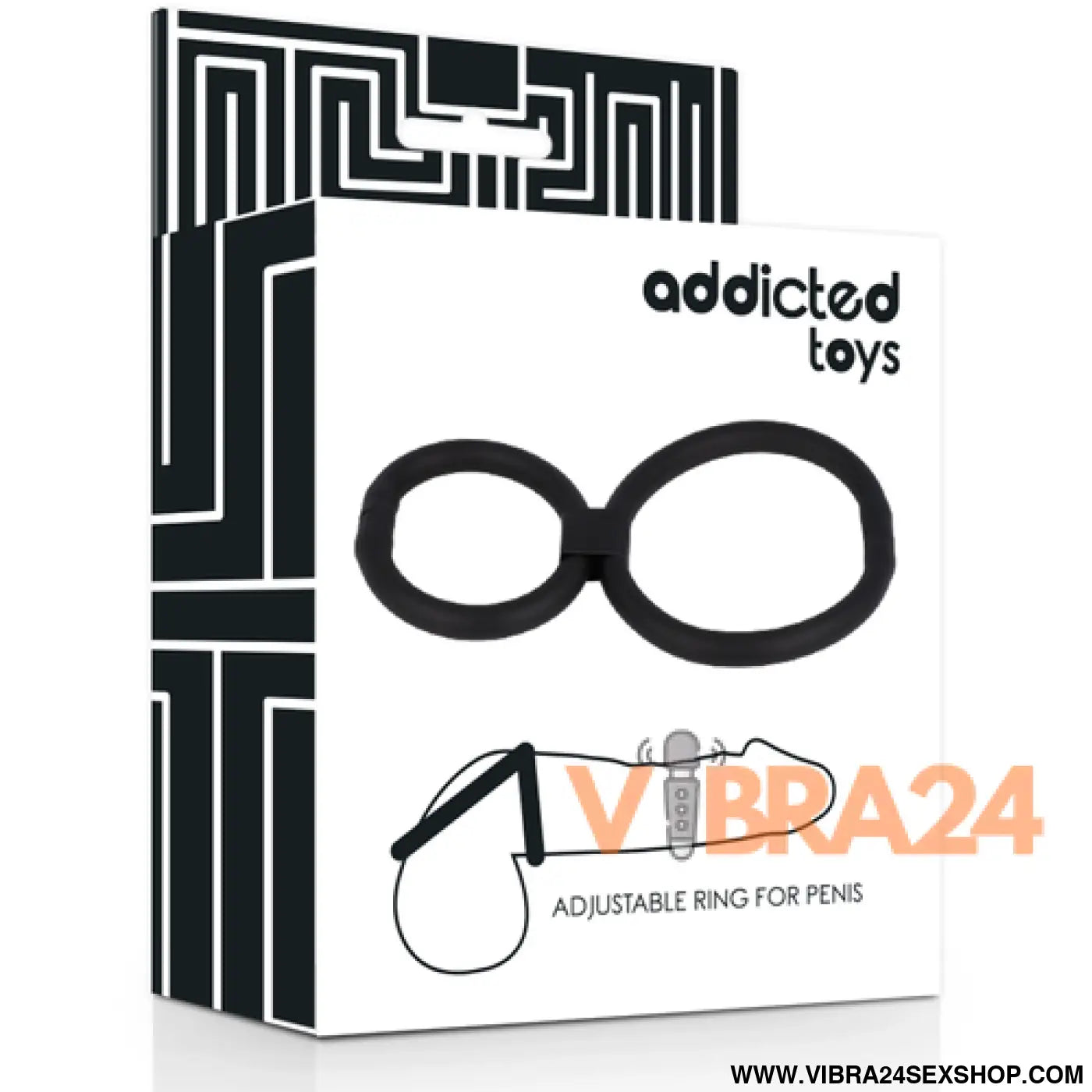 ADDICTED TOYS - Anel Ajustável para Pénis de Alta Qualidade - VIBRA24 SEXSHOP