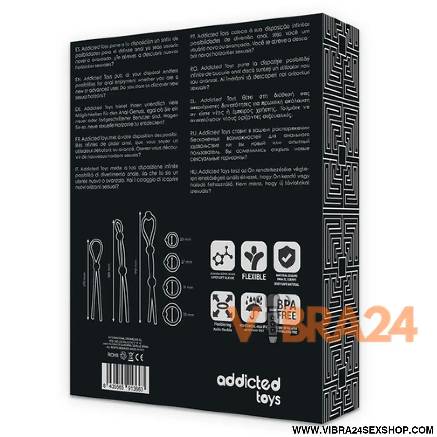 ADDICTED TOYS - Anel para Pénis - Conjunto de Anéis Penianos - VIBRA24 SEXSHOP