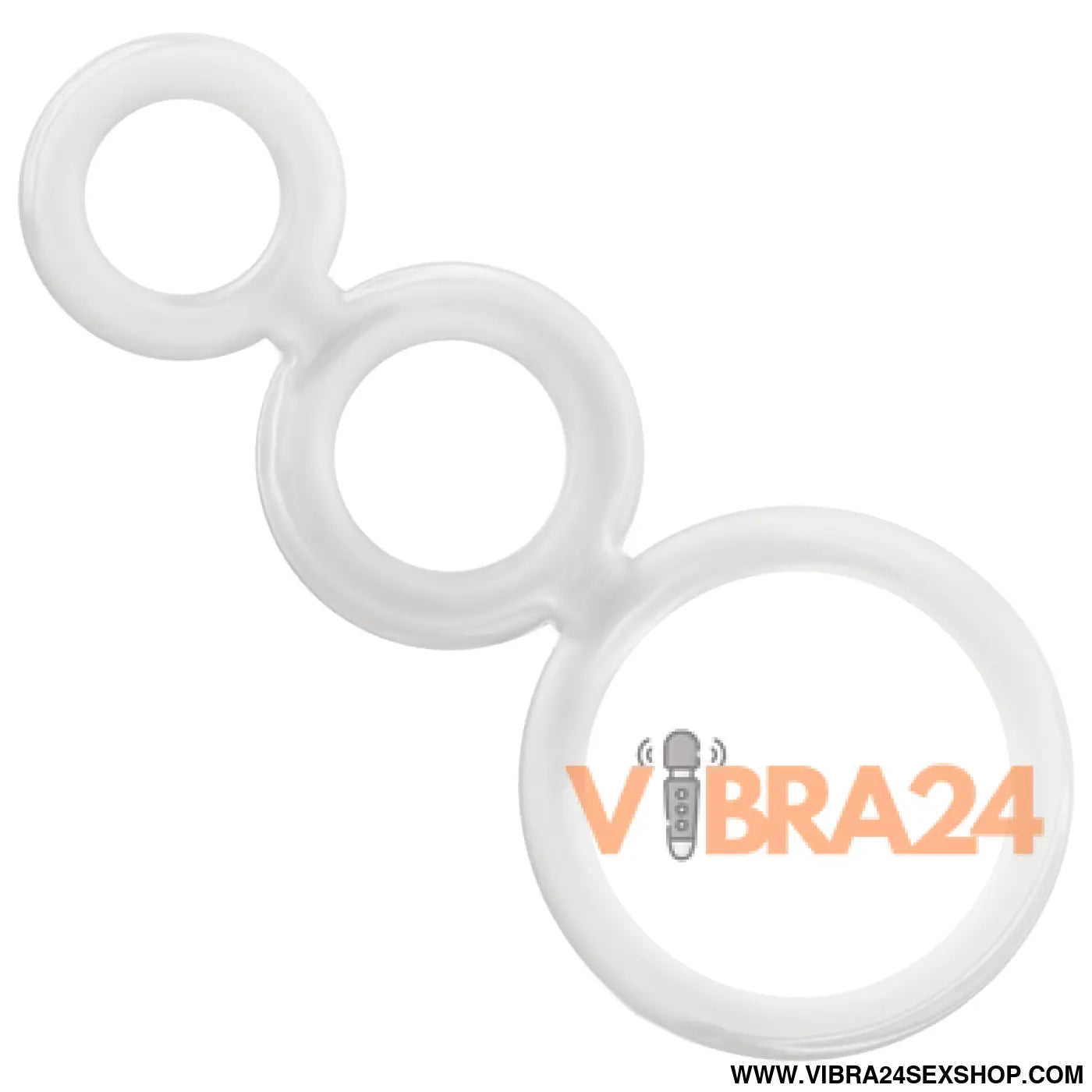 ADDICTED TOYS - Anel para Pénis Transparente - Conjunto de Anéis para Prazer Aumentado - VIBRA24 SEXSHOP