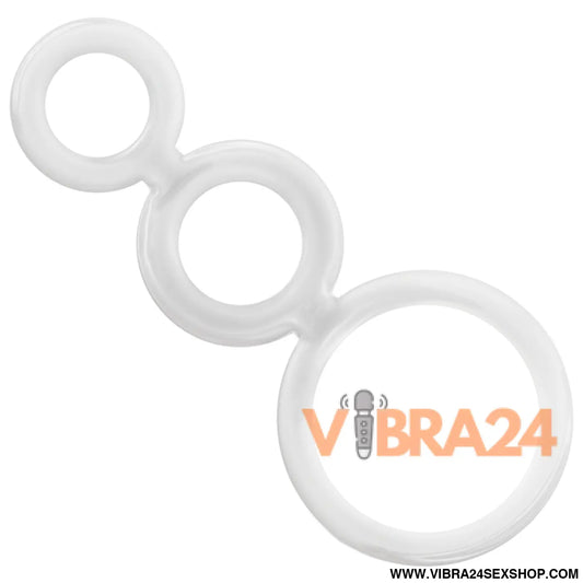 ADDICTED TOYS - Anel para Pénis Transparente - Conjunto de Anéis Prazer Aumentado