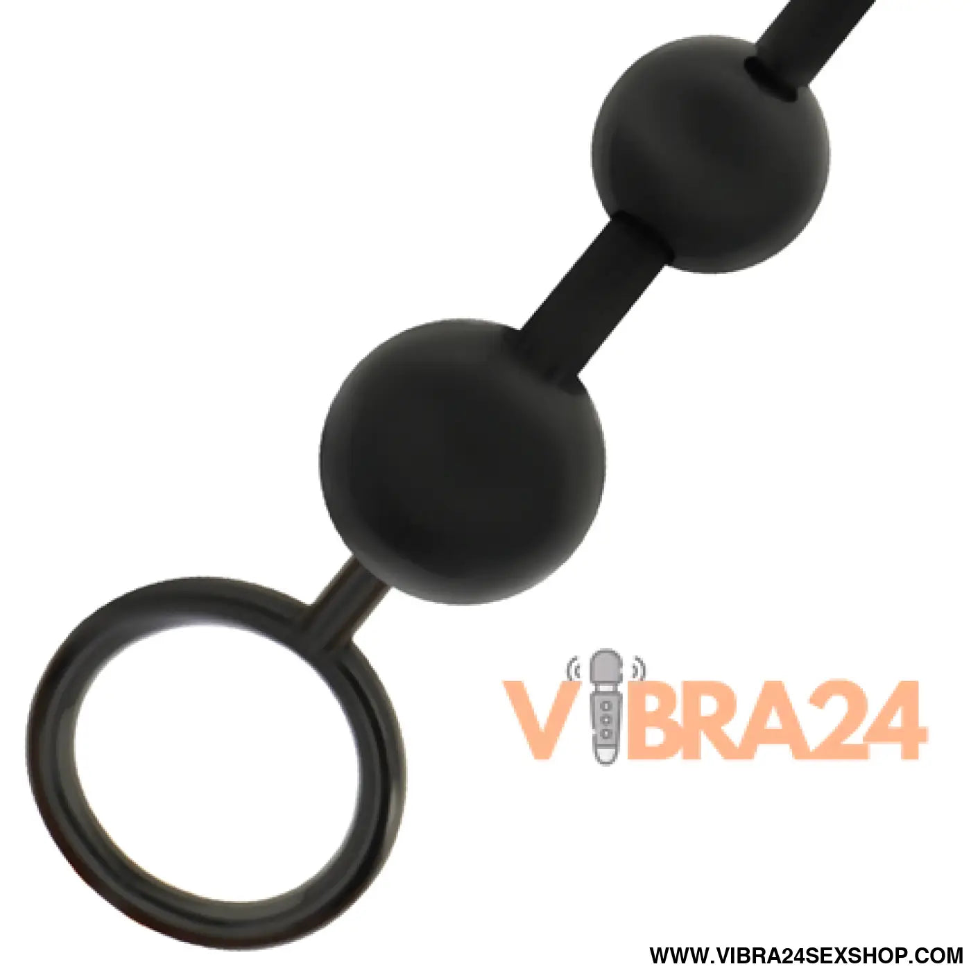 ADDICTED TOYS - Contas Anais Pretas 29 cm para Prazer Aumentado