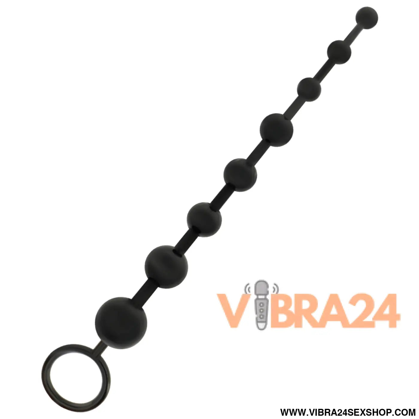 ADDICTED TOYS - Contas Anais Pretas 29 cm para Prazer Aumentado