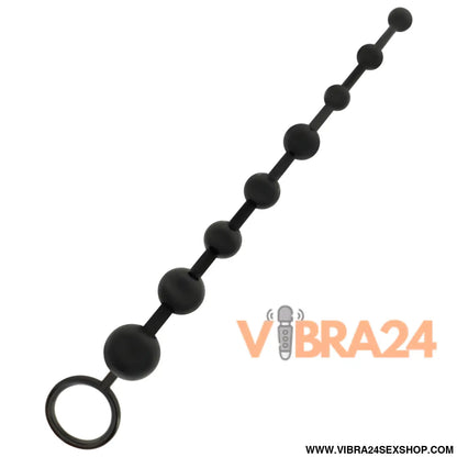 ADDICTED TOYS - Contas Anais Pretas 29 cm para Prazer Aumentado
