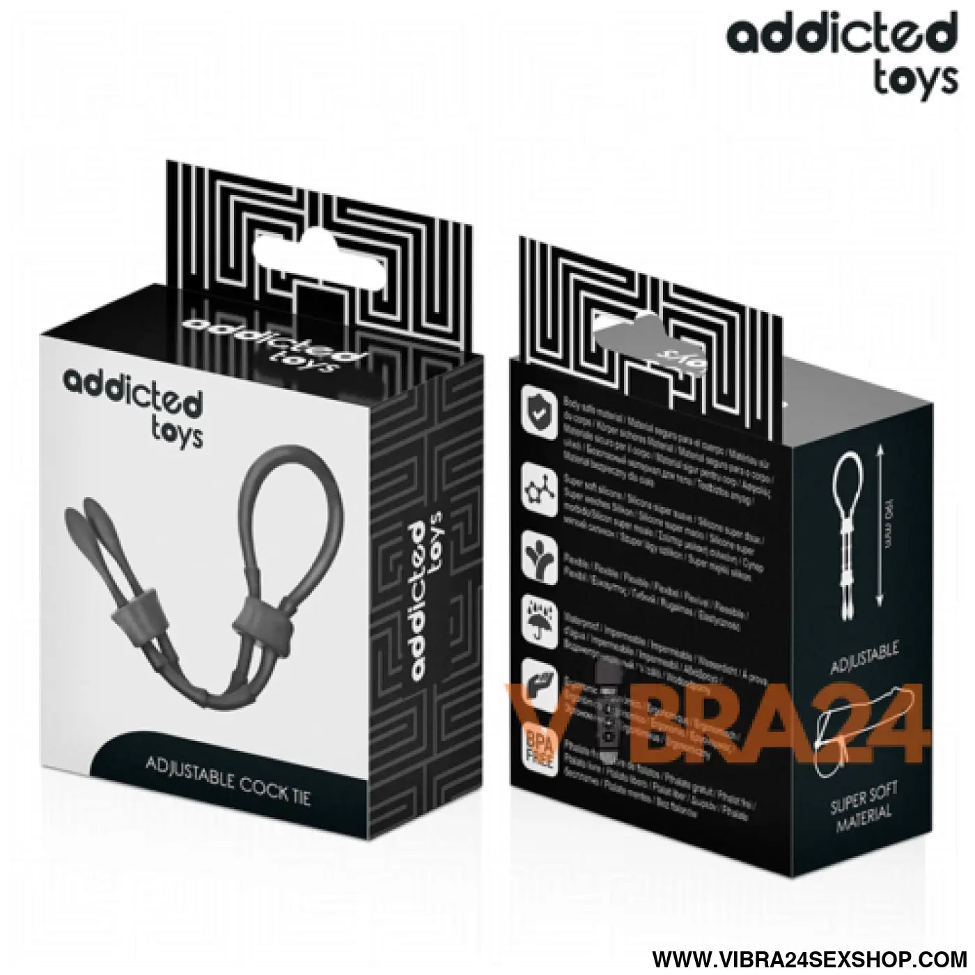 ADDICTED TOYS - Corda de Silicone para Pénis Ajustável para Conforto e Prazer - VIBRA24 SEXSHOP
